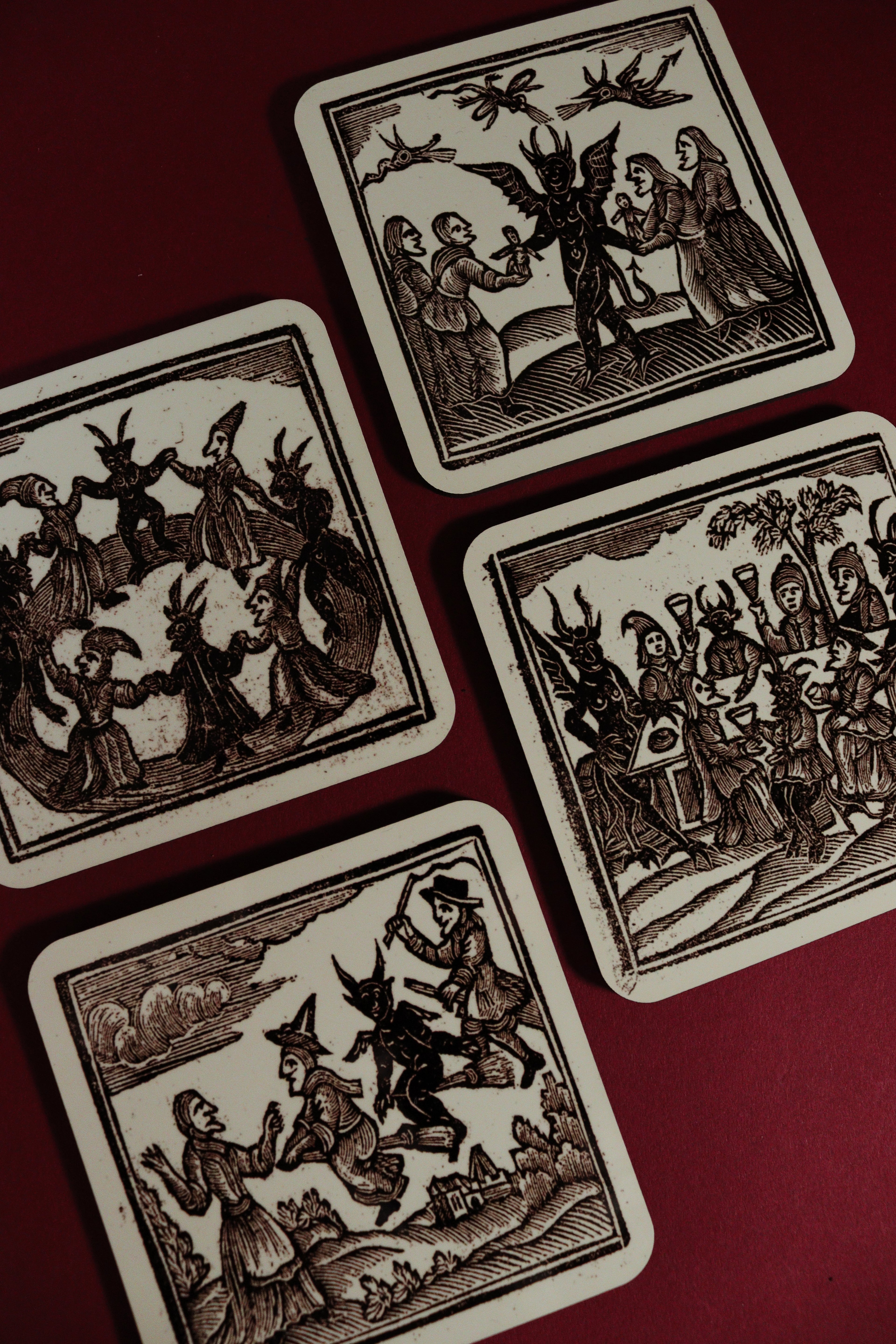 Coasters, Set of 4