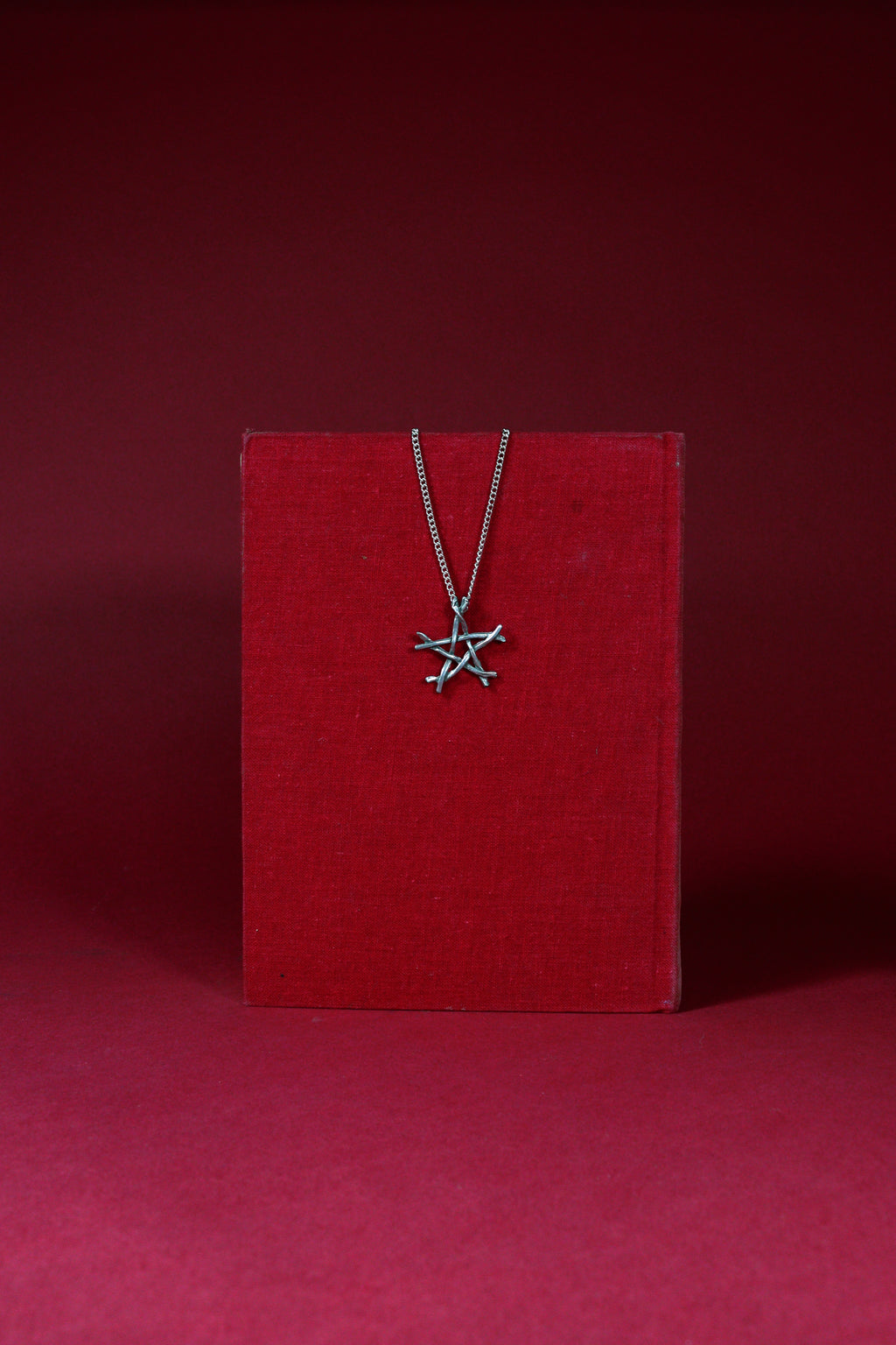 Pewter Twig Pentacle Large