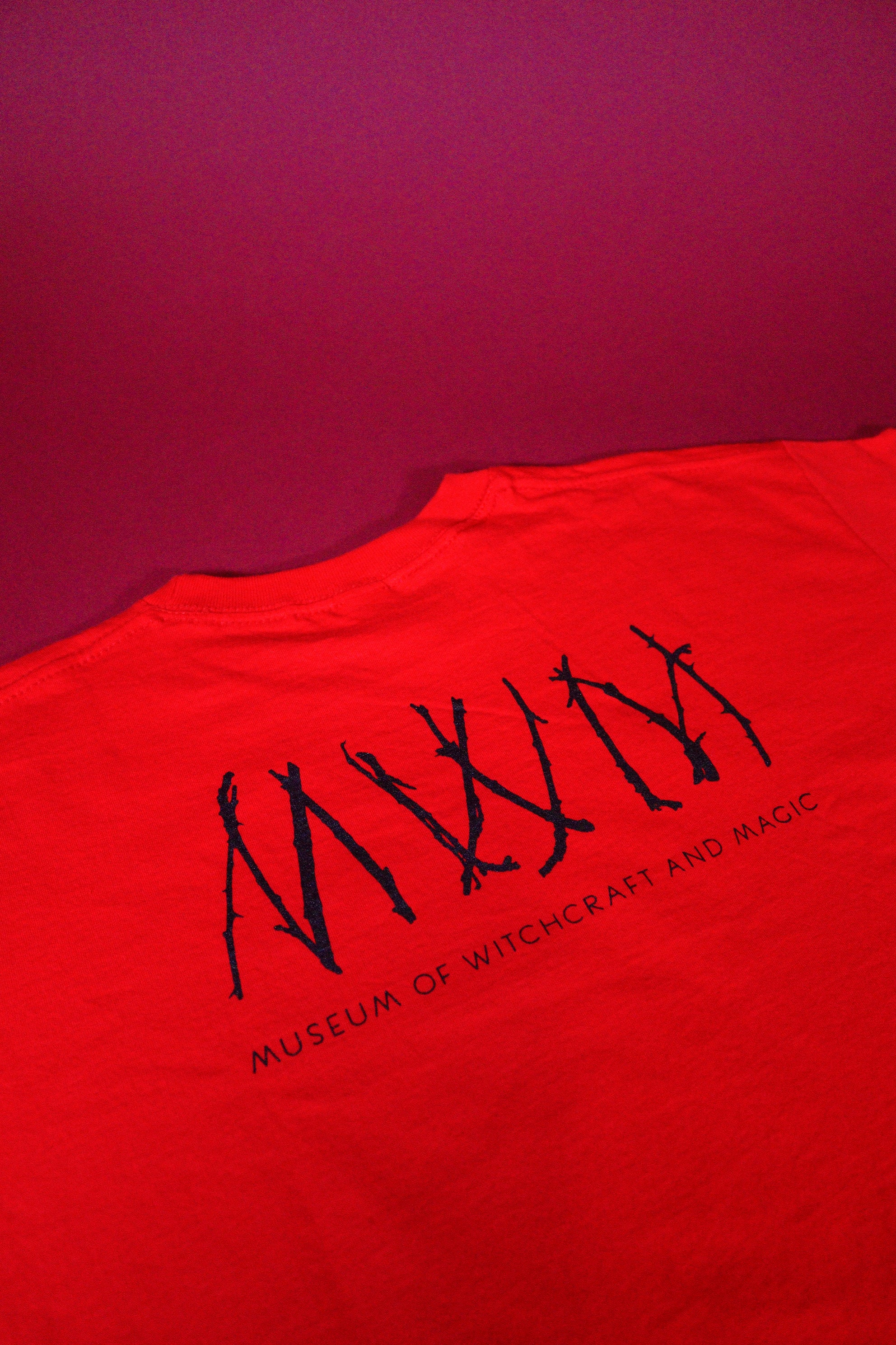 Devils Feast Woodcut Red Tshirt