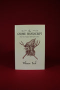 Book titled 'The Gnome Manuscript' by Wilmar Taal on a red background