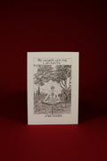 Booklet titled 'Re-Wilding with the Labyrinth' on a red background