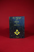 Book titled 'The Musings of a Mason & Other Works' with a Masonic symbol on a red background