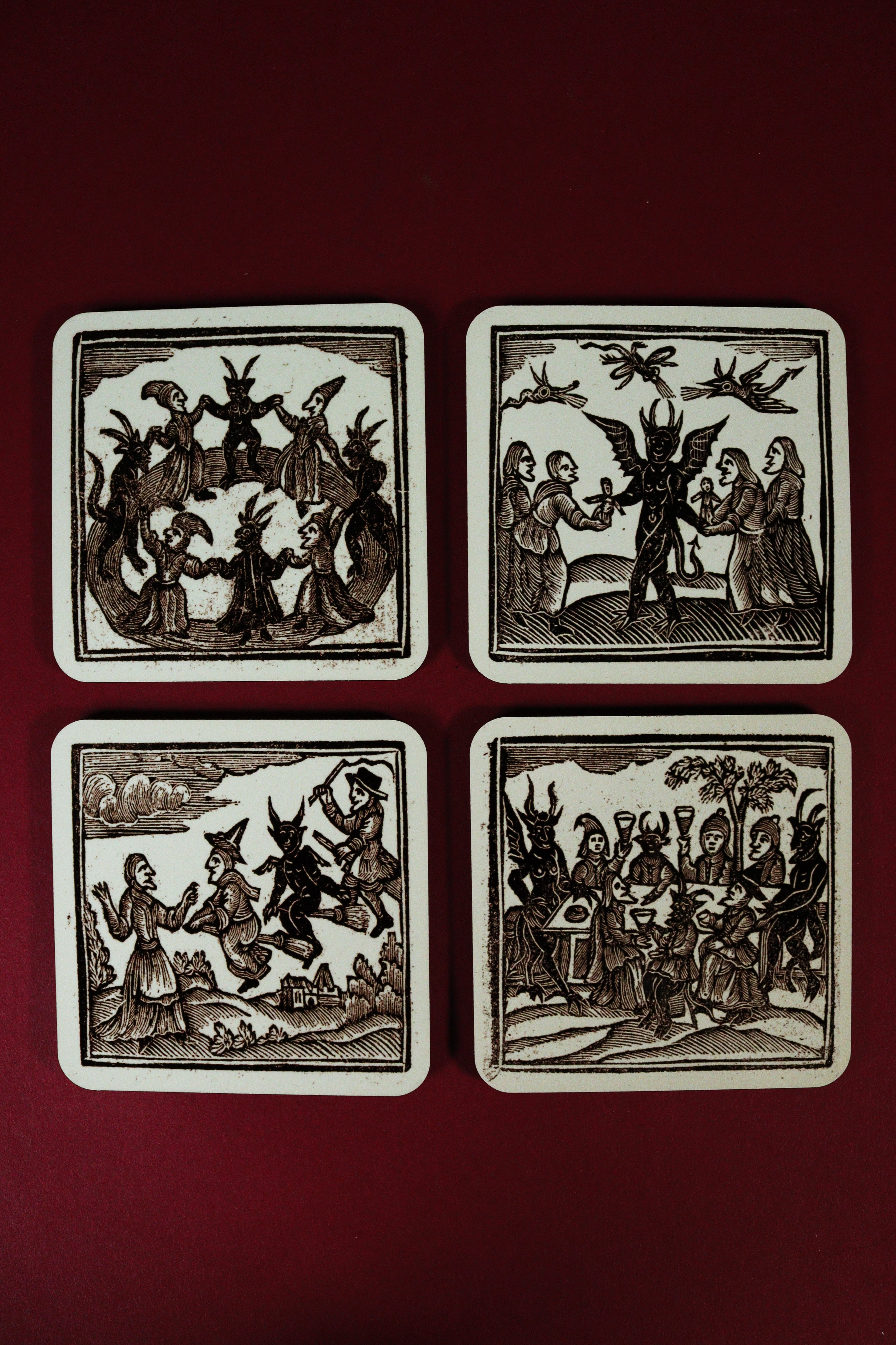 Coasters, Set of 4