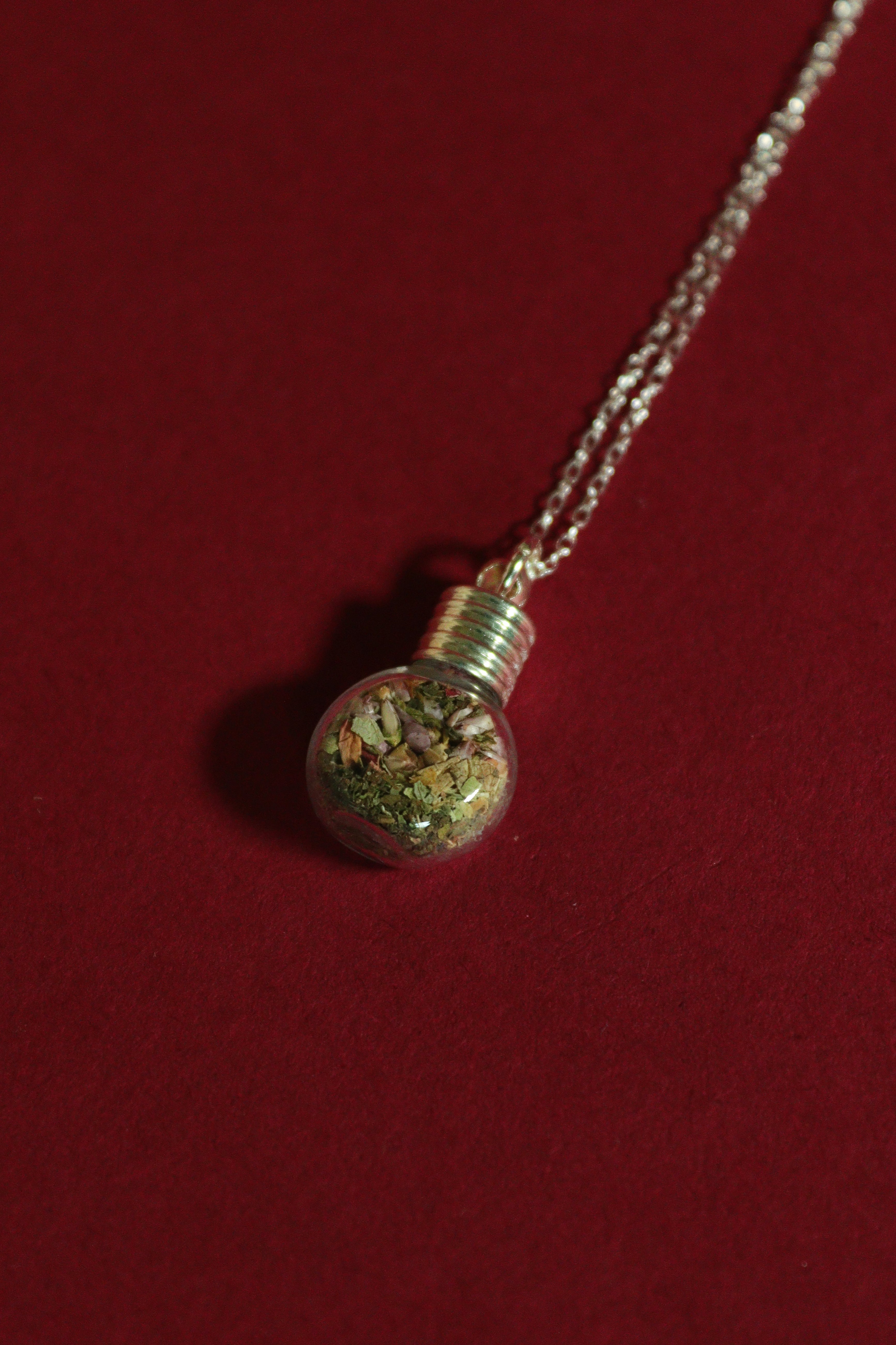 Love Charm With Herbs Pendant