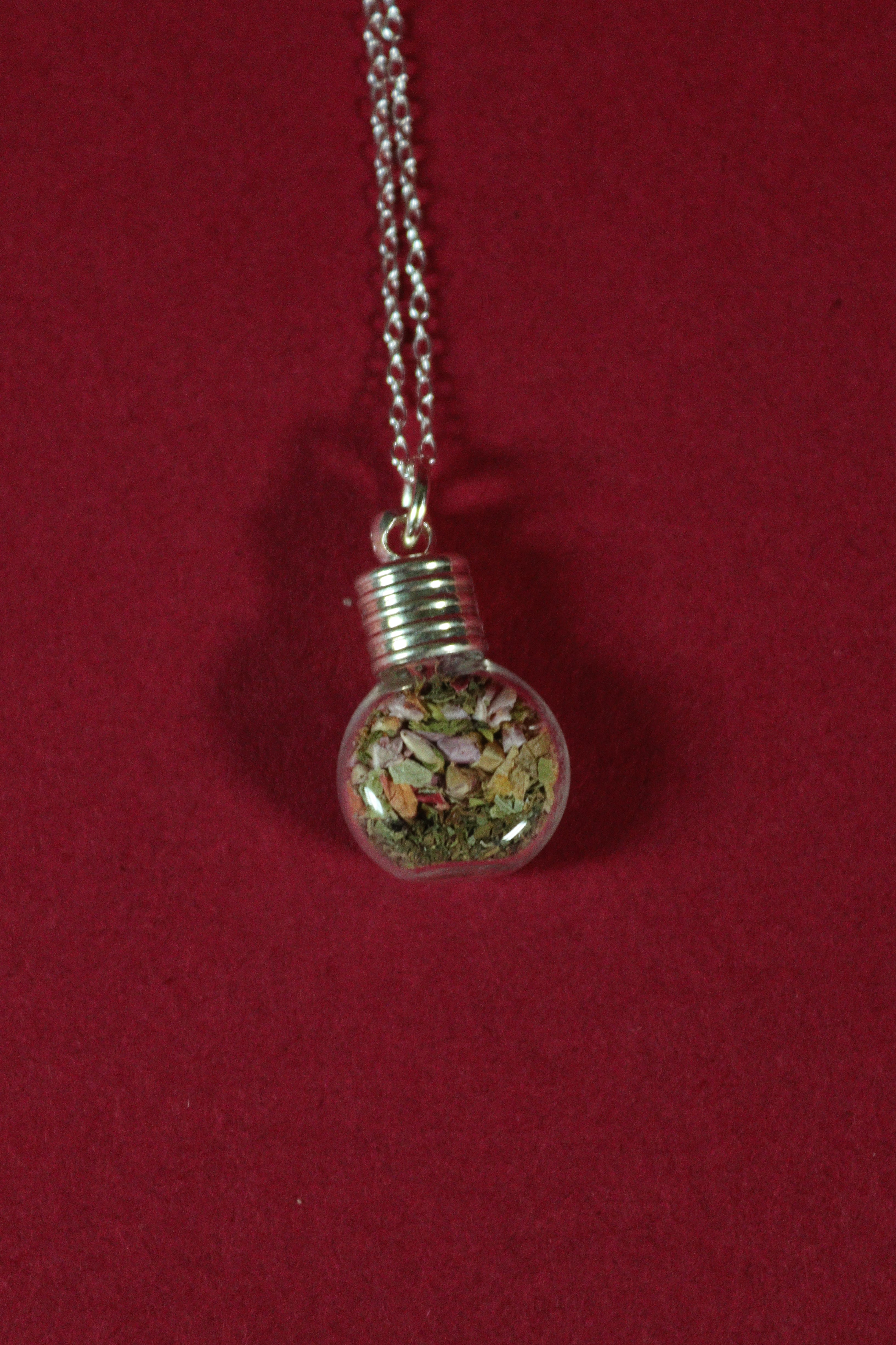 Love Charm With Herbs Pendant