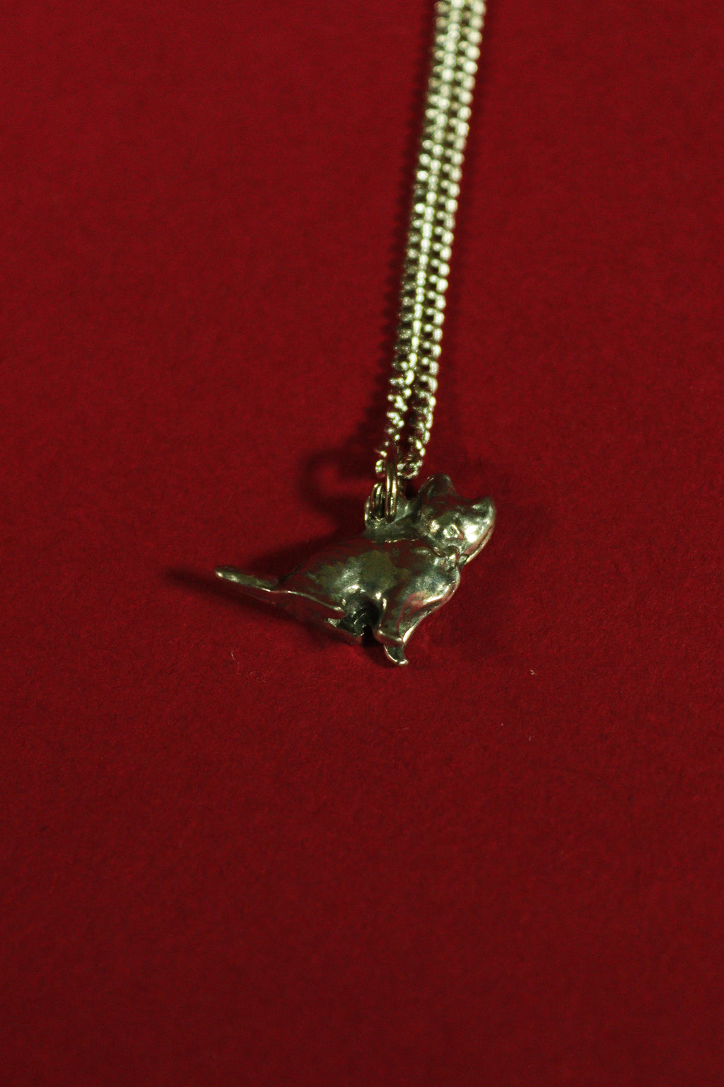 Lucky Cat Charm Pendant