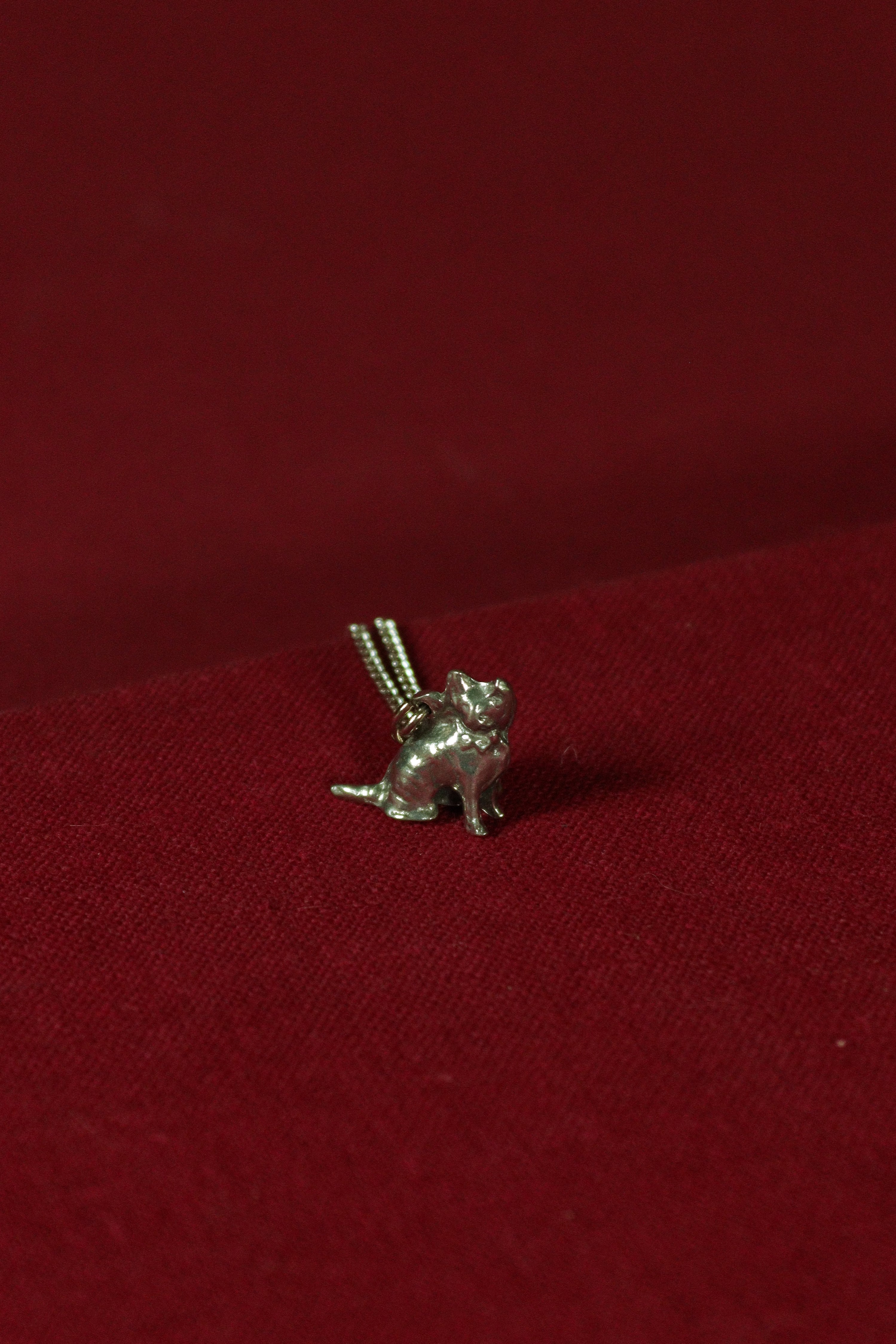 Lucky Cat Charm Pendant