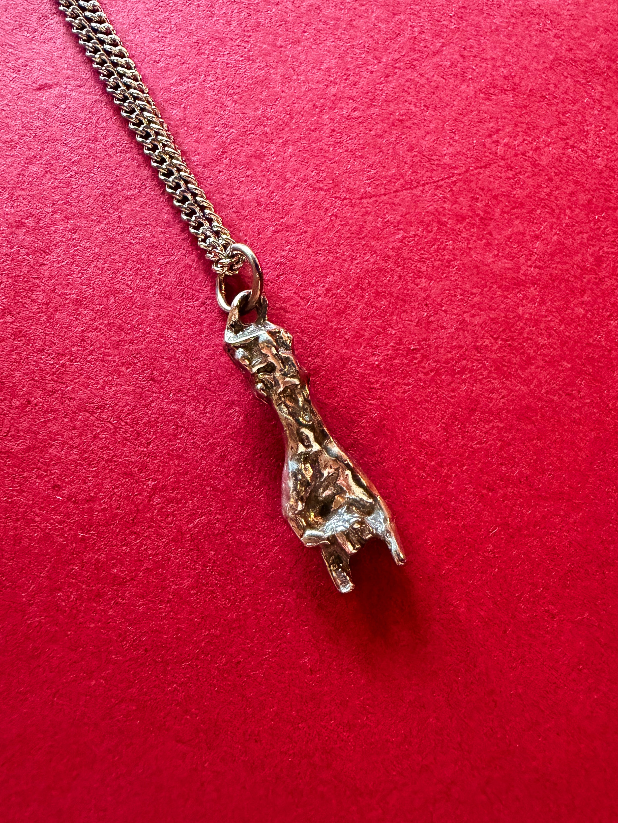 Mano Cornuto (Horns) Hand Amulet Pendant