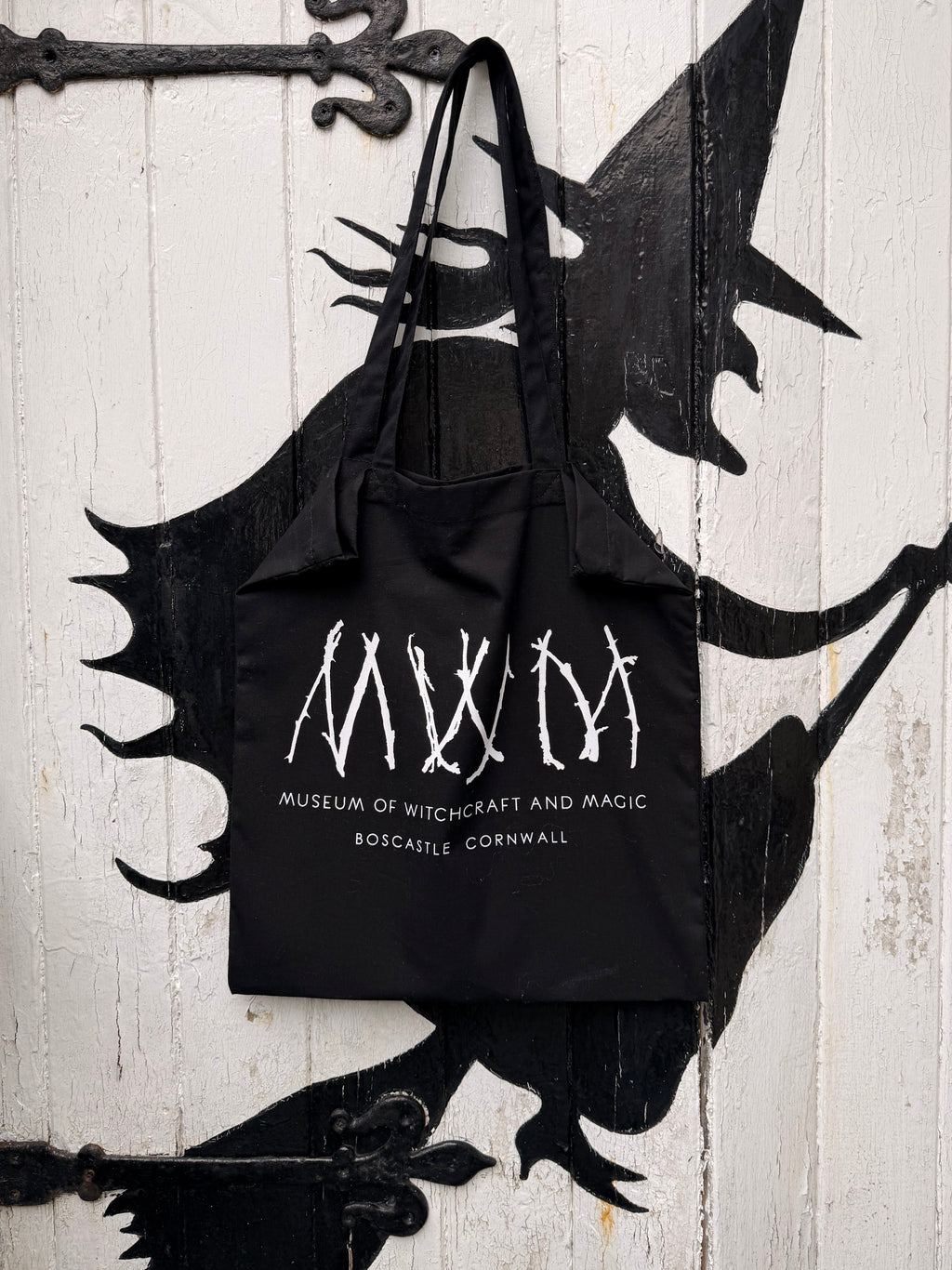 MWM Black Cotton Tote Bag