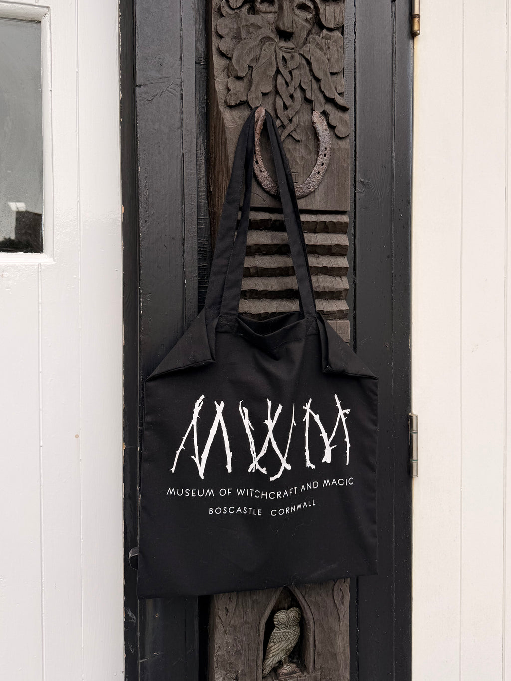 MWM Black Cotton Tote Bag