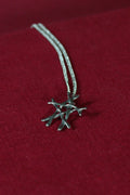 Pewter Twig Pentacle Small