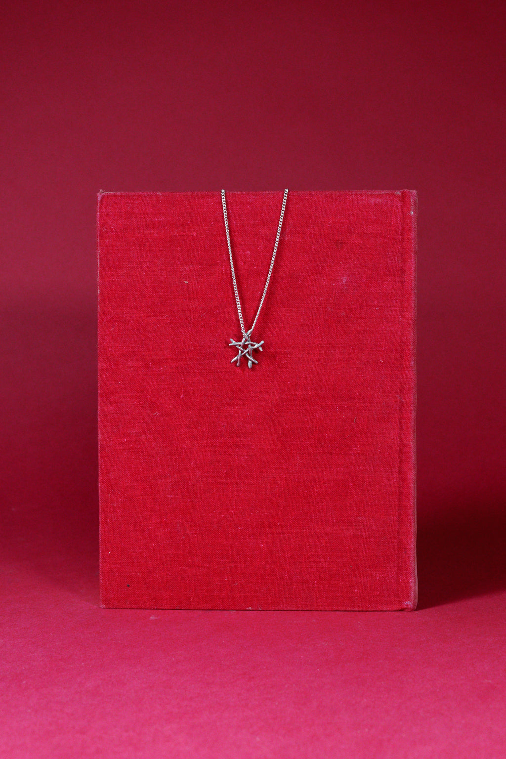 Pewter Twig Pentacle Small